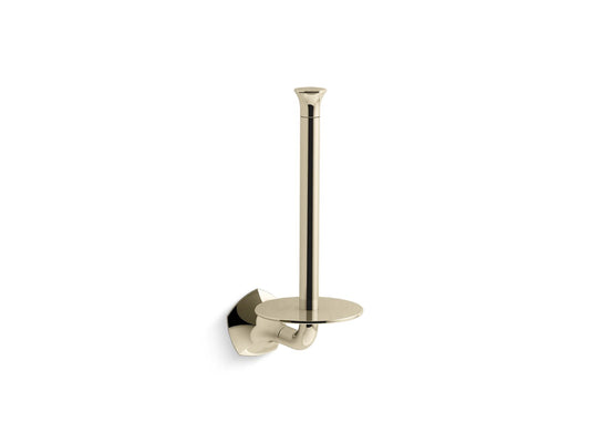 KOHLER K-27064-AF Occasion Vertical Toilet Paper Holder In Vibrant French Gold