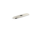 KOHLER K-22071-SN Graze Three-Hole Kitchen Faucet Escutcheon - Vibrant Polished Nickel
