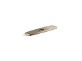 KOHLER K-22071-BV Graze Three-Hole Kitchen Faucet Escutcheon - Vibrant Brushed Bronze