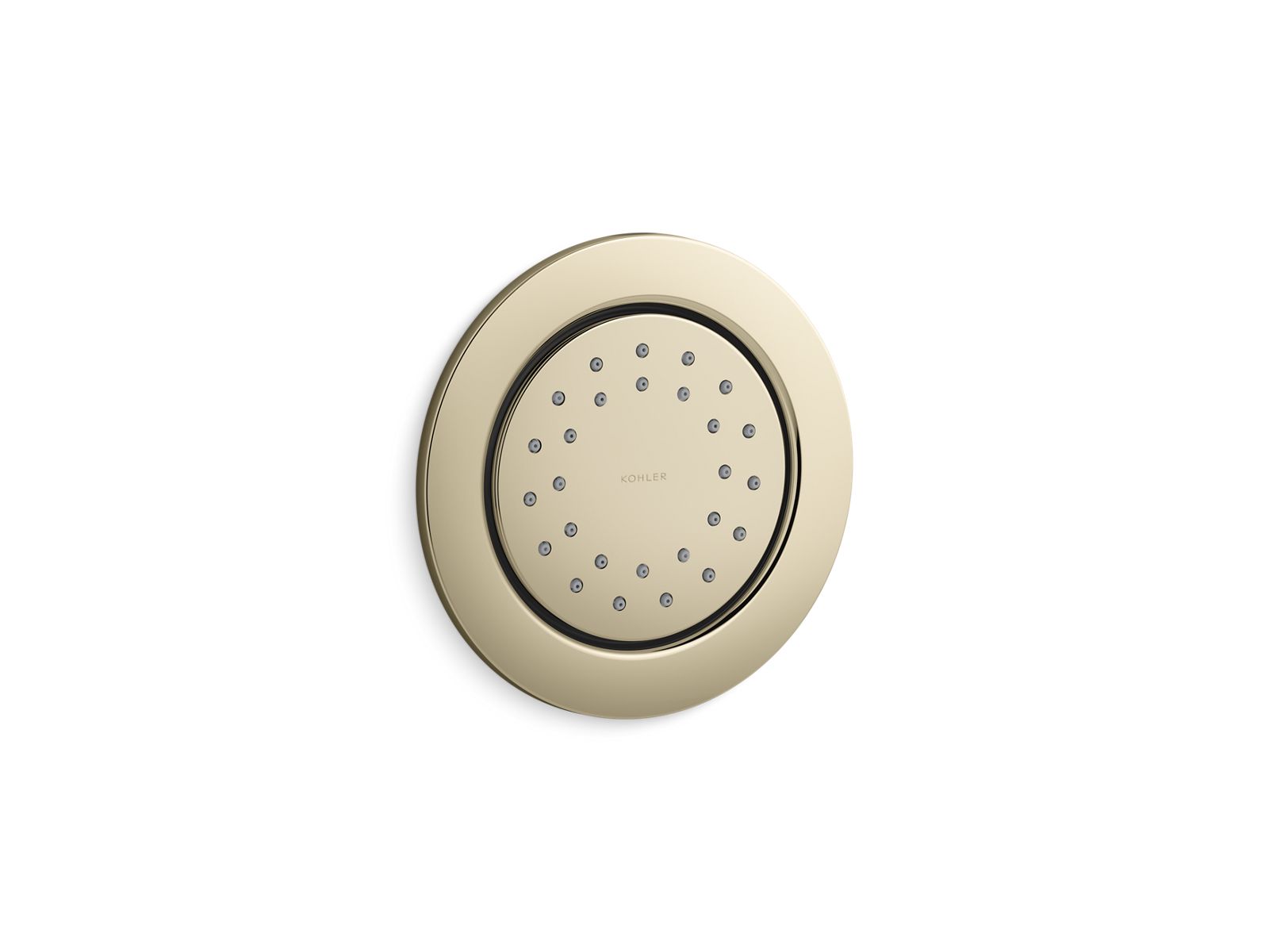 KOHLER K-77119-AF Watertile Round 27-Nozzle Single-Function Body Spray, 1.0 Gpm - Vibrant French Gold