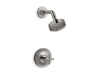KOHLER K-TS14422-3G-TT Purist Rite-Temp Shower Trim Kit With Cross Handle, 1.75 Gpm - Vibrant Titanium