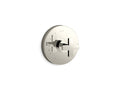 KOHLER K-TS73115-3-SN Composed Rite-Temp Valve Trim With Cross Handle - Vibrant Polished Nickel