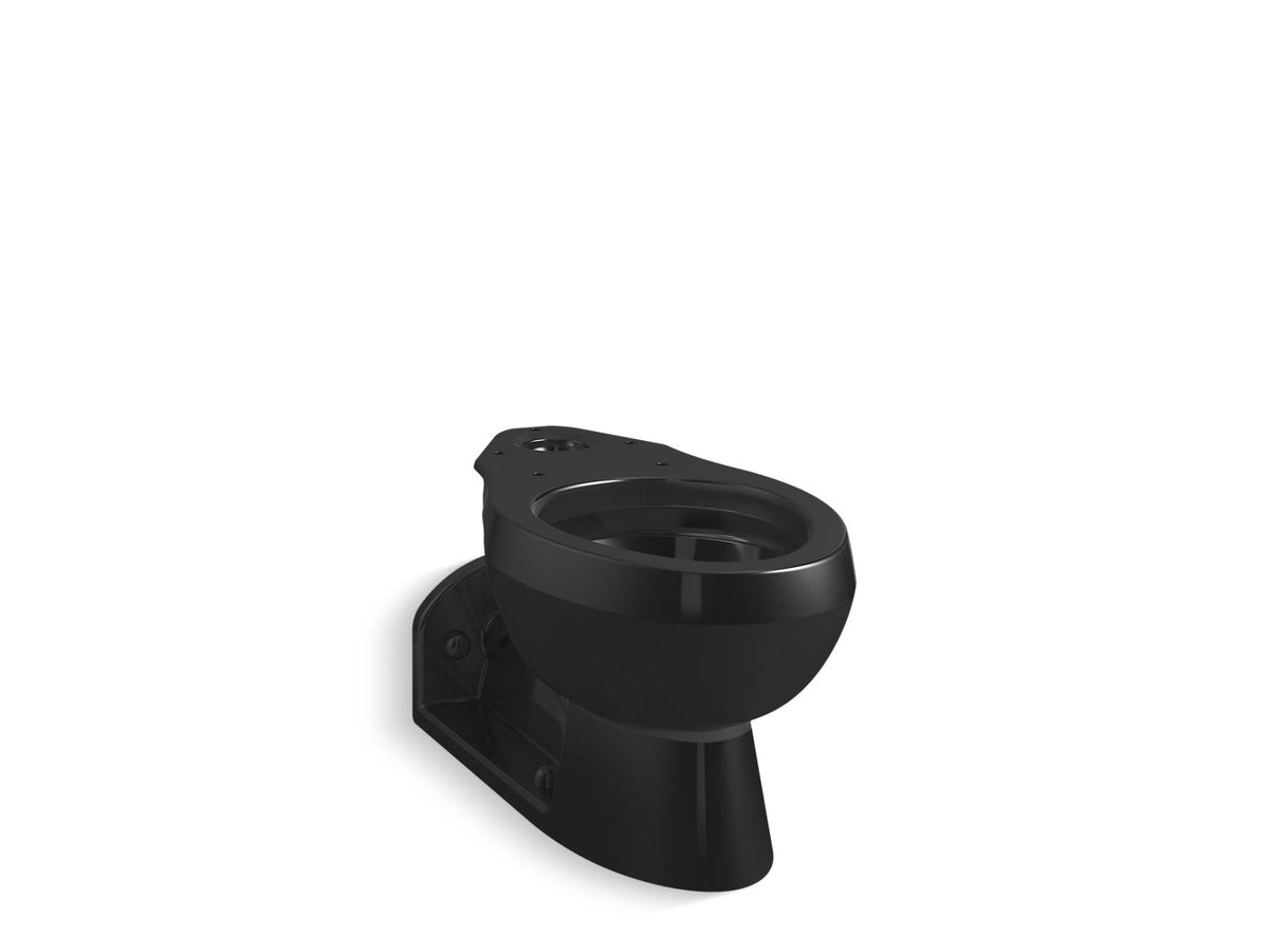 KOHLER K-4327-7 Barrington Elongated Toilet Bowl - Black Black