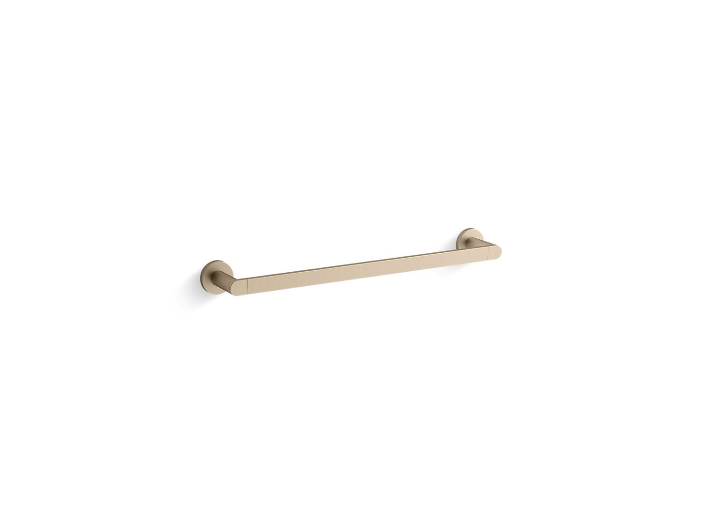 KOHLER K-73141-BV Composed 18" Towel Bar In Vibrant Brushed Bronze