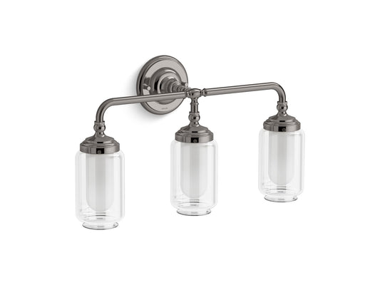 KOHLER K-32806-SC03-TTL Artifacts Three-Light Sconce In Titanium