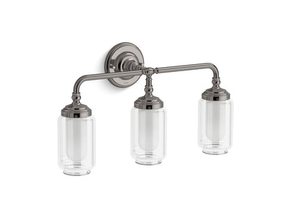 KOHLER K-32806-SC03-TTL Artifacts Three-light sconce - Titanium