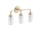 KOHLER K-32806-SC03-AFL Artifacts Three-Light Sconce - French Gold