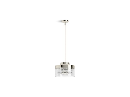 KOHLER K-27265-PE02-SNL Purist 12-1/2" pendant - Polished Nickel