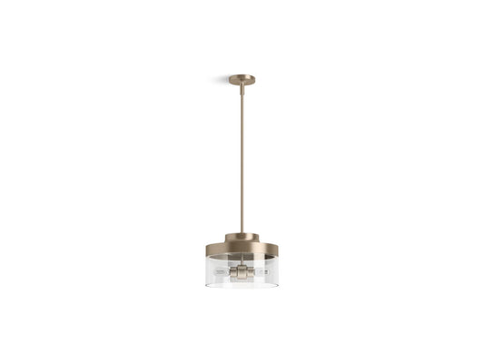 KOHLER K-27265-PE02-BVL Purist 12-1/2" Pendant In Brushed Bronze