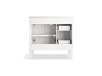 KOHLER K-33545-ASB-0 Southerk 36" Bathroom Vanity Cabinet With Sink And Quartz Top - White