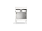 KOHLER K-33543-ASB-0 Southerk 24" Bathroom Vanity Cabinet With Sink And Quartz Top - White