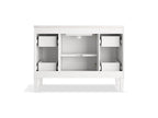 KOHLER K-33546-ASB-0 Southerk 48" Bathroom Vanity Cabinet With Sink And Quartz Top - White