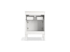 KOHLER K-33551-ASB-0 Seer 24" Bathroom Vanity Cabinet With Sink And Quartz Top - White
