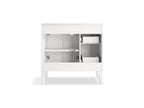 KOHLER K-33553-ASB-0 Seer 36" Bathroom Vanity Cabinet With Sink And Quartz Top - White