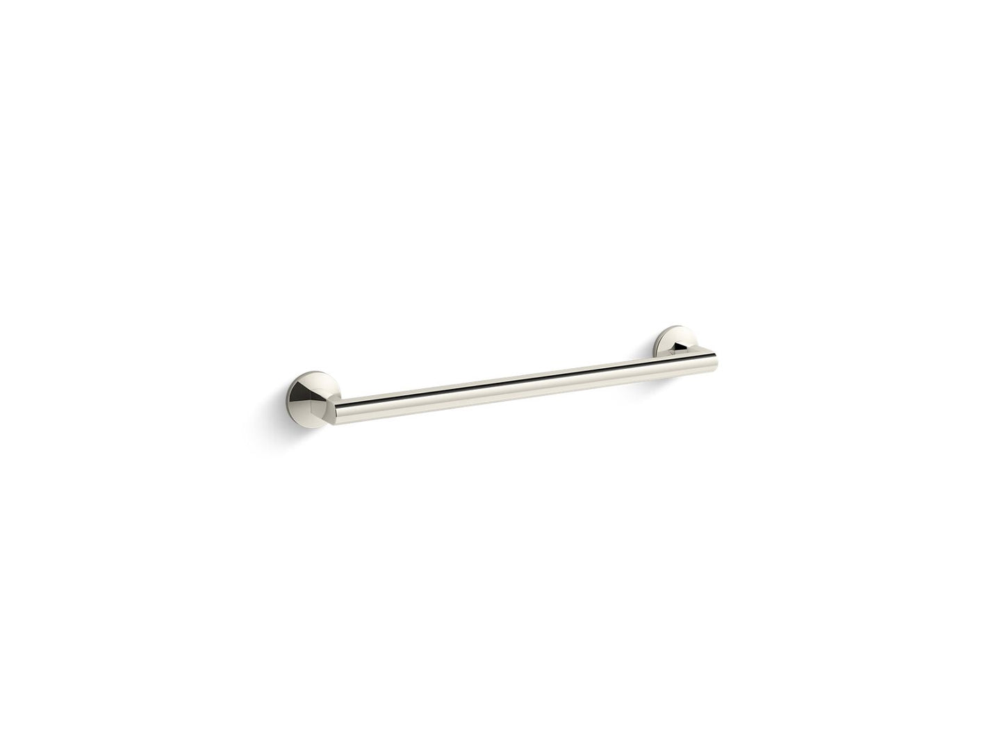 KOHLER K-78372-SN Components 18" Towel Bar In Vibrant Polished Nickel