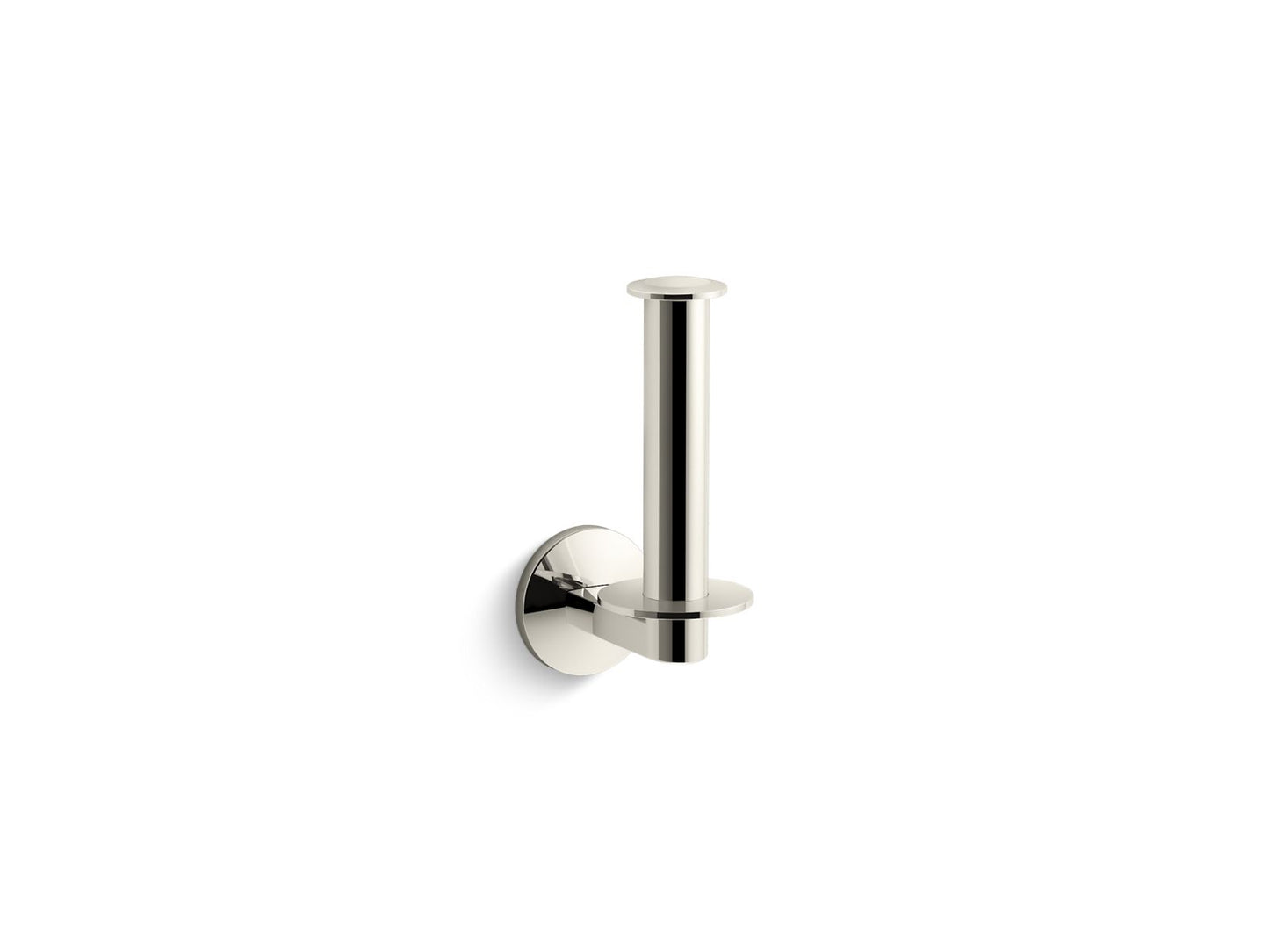 KOHLER K-78383-SN Components Vertical Toilet Paper Holder In Vibrant Polished Nickel