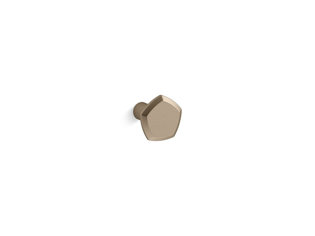 KOHLER K-27074-BV Occasion Cabinet Knob - Vibrant Brushed Bronze