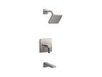 KOHLER K-TS23502-4-TT Parallel Rite-Temp Bath And Shower Trim Kit, 2.5 Gpm - Vibrant Titanium