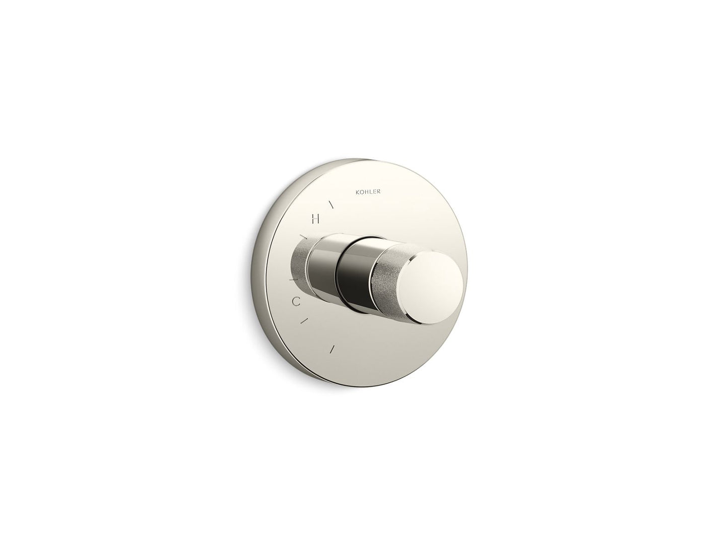 KOHLER K-TS78015-8-SN Components Rite-Temp Valve Trim With Oyl Handle In Vibrant Polished Nickel