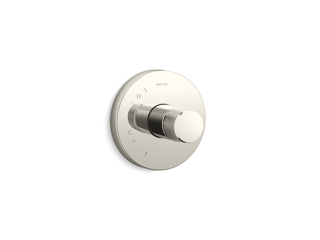 KOHLER K-TS78015-8-SN Components Rite-Temp Valve Trim With Oyl Handle - Vibrant Polished Nickel
