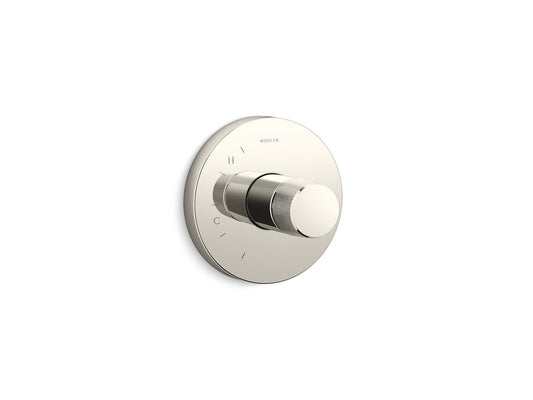 KOHLER K-TS78015-8-SN Components Rite-Temp valve trim with Oyl handle - Vibrant Polished Nickel