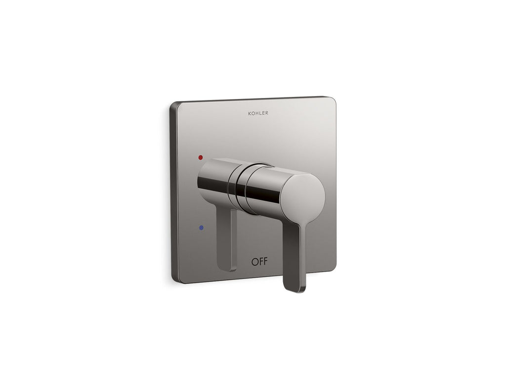 KOHLER K-TS23501-4-TT Parallel Rite-Temp Shower Valve Trim - Vibrant Titanium