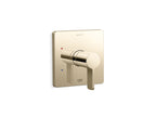 KOHLER K-TS23501-4-AF Parallel Rite-Temp Shower Valve Trim - Vibrant French Gold