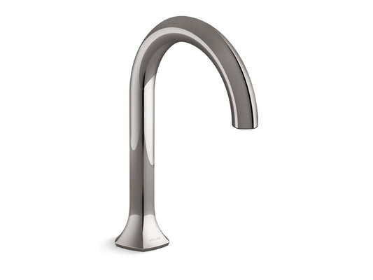 KOHLER K-27016-TT Occasion Deck-Mount Bath Spout With Cane Design In Vibrant Titanium