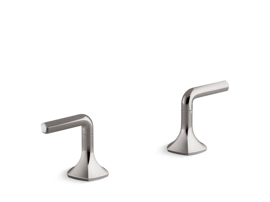 KOHLER K-27018-4-TT Occasion Deck-Mount Bath Faucet Handles With Lever Design In Vibrant Titanium