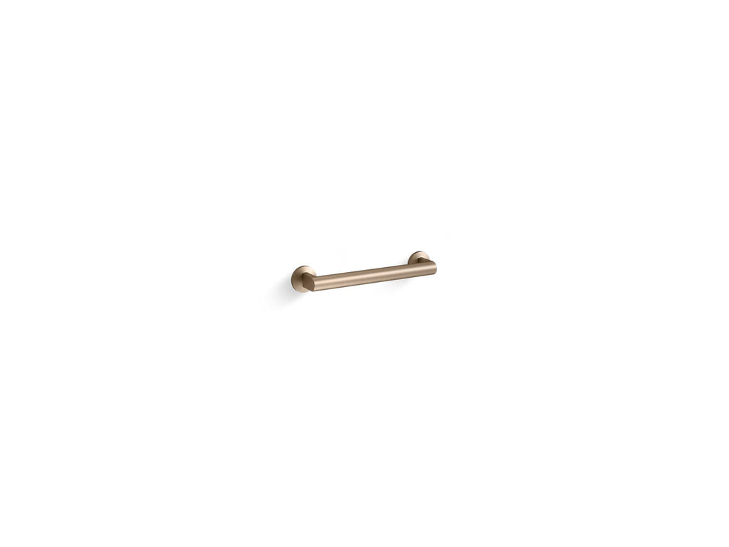 KOHLER K-25159-BV Components 12" Grab Bar - Vibrant Brushed Bronze