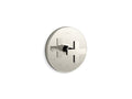 KOHLER K-T73133-3-SN Composed Mastershower Temperature Control Valve Trim With Cross Handle - Vibrant Polished Nickel