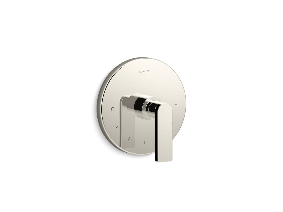 KOHLER K-T73133-4-SN Composed Mastershower Temperature Control Valve Trim With Lever Handle - Vibrant Polished Nickel