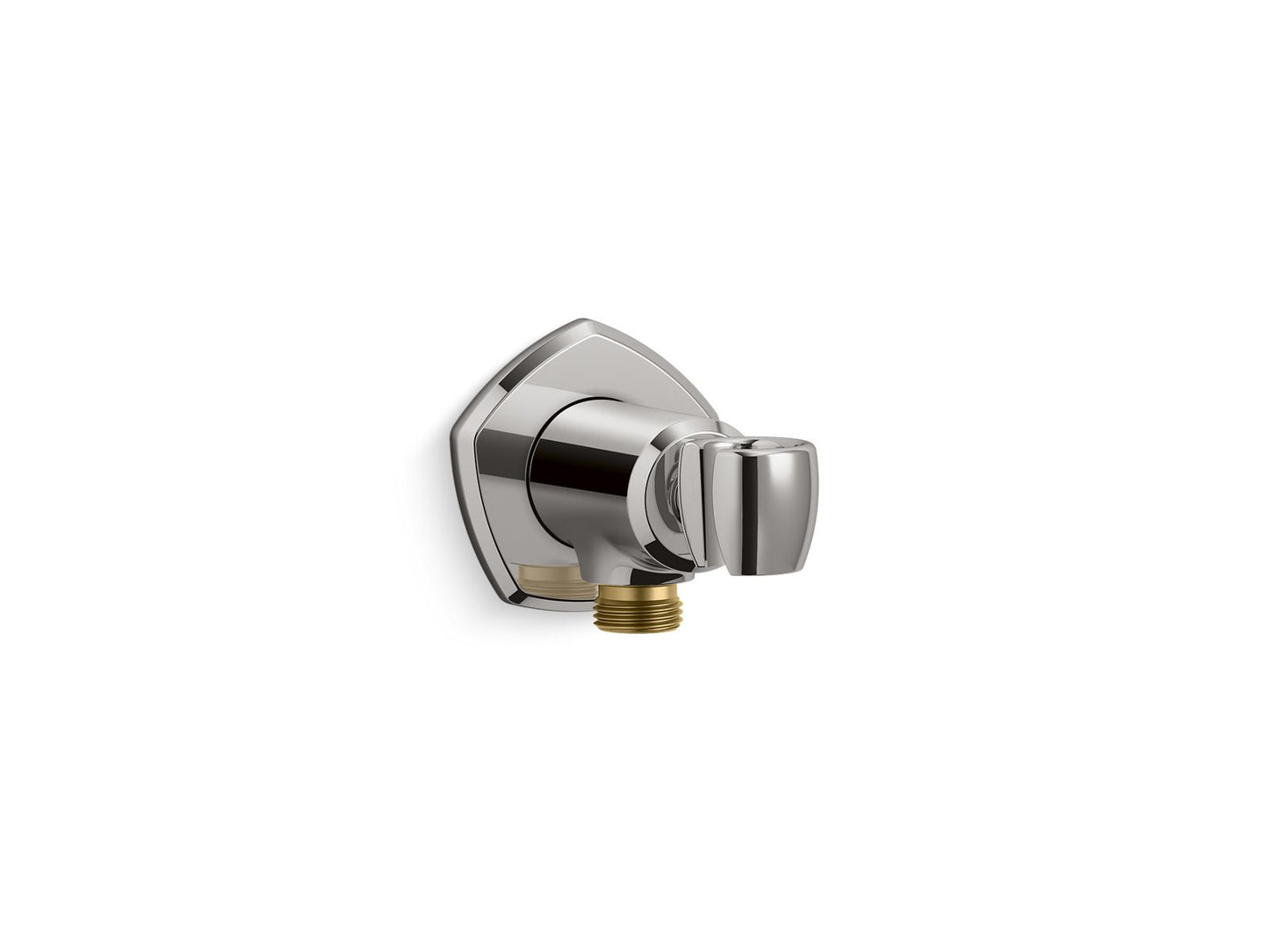 KOHLER K-27117-TT Occasion Wall-Mount Handshower Holder With Supply Elbow And Check Valve In Titanium