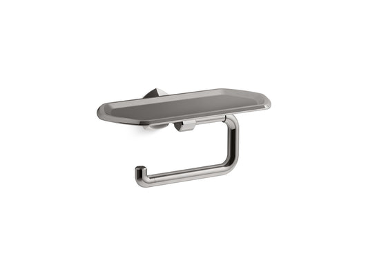 KOHLER K-27128-TT Occasion Toilet Paper Holder With Tray In Vibrant Titanium