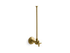 KOHLER K-7637-2MB 3/8" Npt Angle Supply With Stop And Annealed Vertical Tube - Vibrant Brushed Moderne Brass