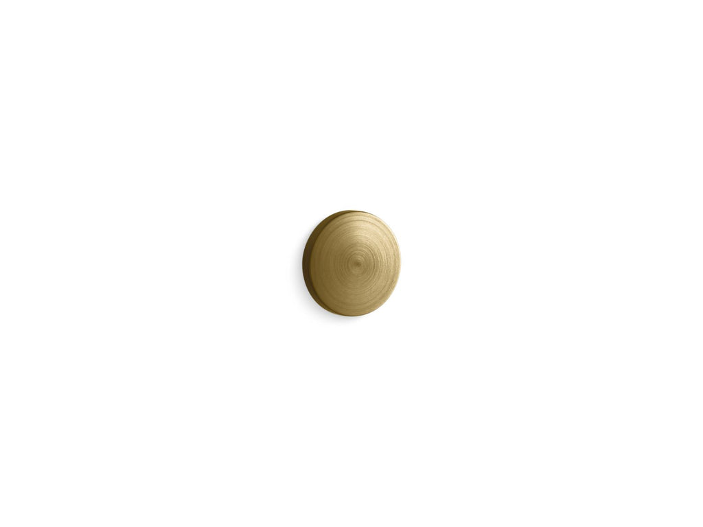 KOHLER K-6324-2MB Iron Plains Overflow Cap For Iron Plains Bathroom Sinks - Vibrant Brushed Moderne Brass