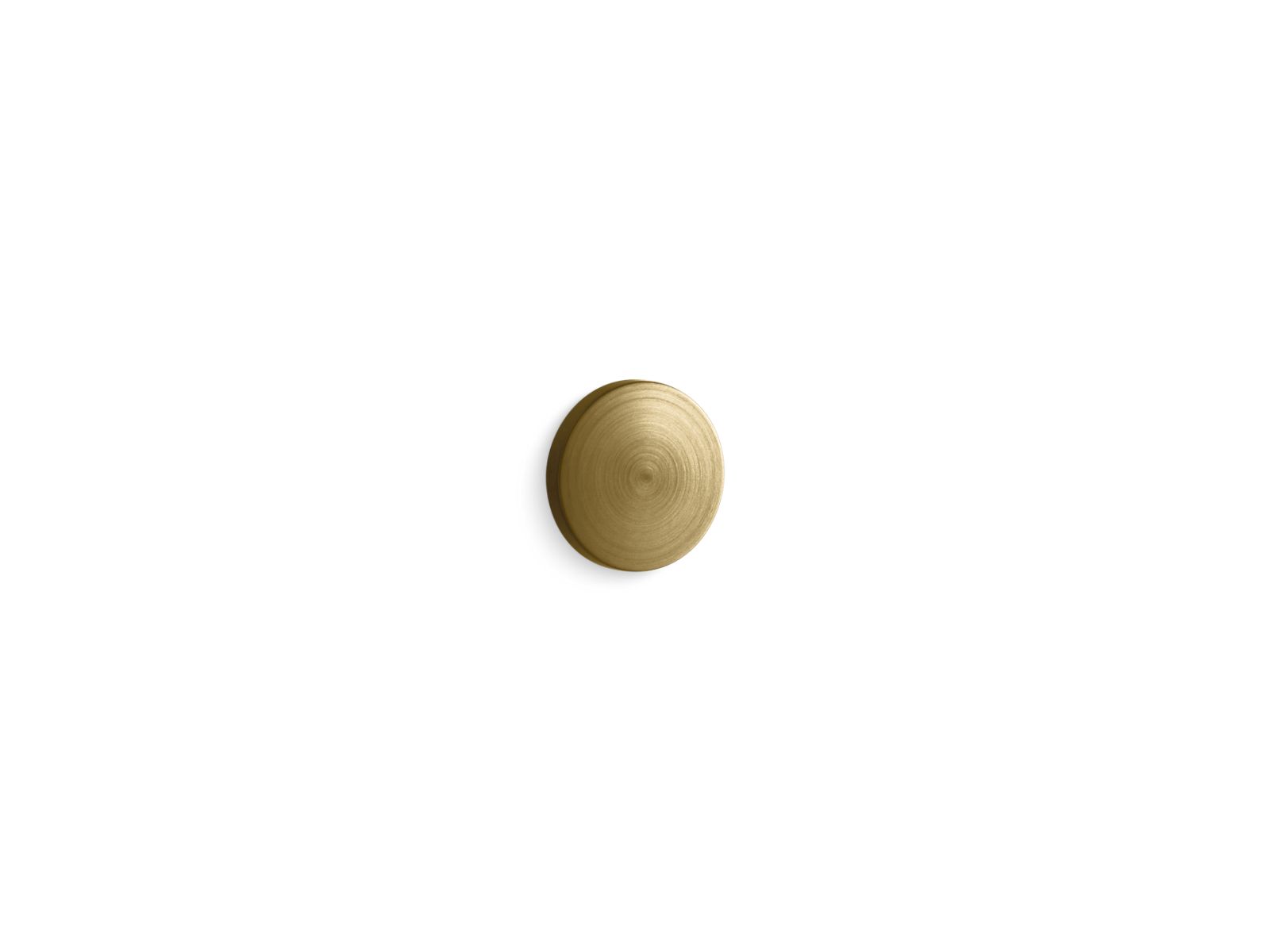 KOHLER K-6324-2MB Iron Plains Overflow Cap For Iron Plains Bathroom Sinks - Vibrant Brushed Moderne Brass