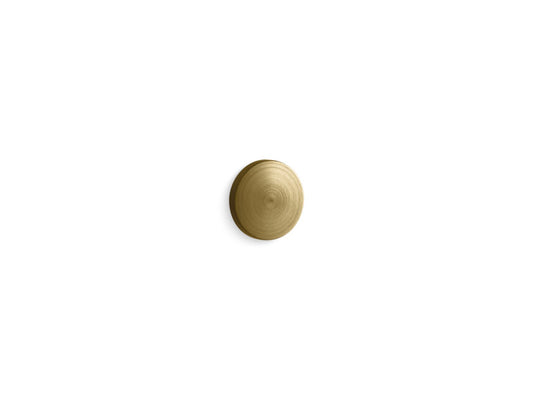 KOHLER K-6324-2MB Iron Plains Overflow cap for Iron Plains bathroom sinks - Vibrant Brushed Moderne Brass