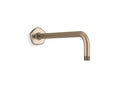 KOHLER K-27126-BV Occasion Wall-Mount Rainhead Arm And Flange - Vibrant Brushed Bronze