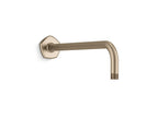 KOHLER K-27126-BV Occasion Wall-Mount Rainhead Arm And Flange - Vibrant Brushed Bronze