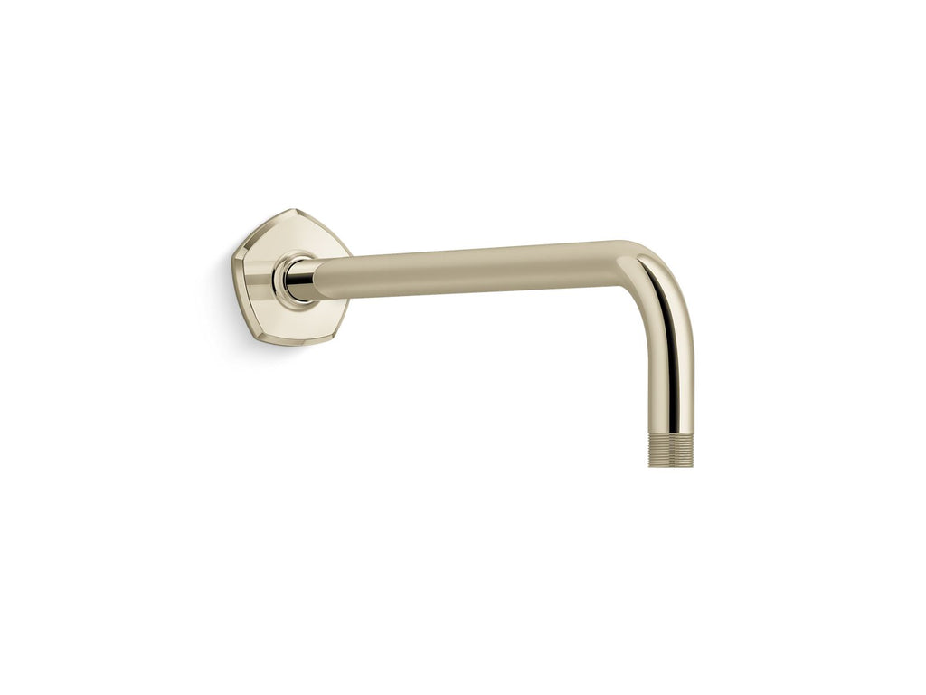 KOHLER K-27126-AF Occasion Wall-Mount Rainhead Arm And Flange - Vibrant French Gold