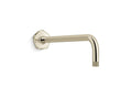 KOHLER K-27126-AF Occasion Wall-Mount Rainhead Arm And Flange - Vibrant French Gold