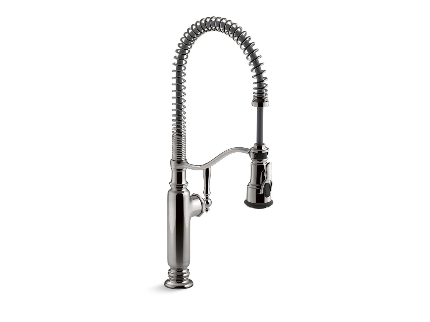 KOHLER K-77515-TT Tournant Semi-Professional Kitchen Sink Faucet With Three-Function Sprayhead In Vibrant Titanium