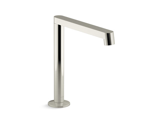 KOHLER K-77987-SN Components Deck-Mount Bath Spout With Row Design In Vibrant Polished Nickel