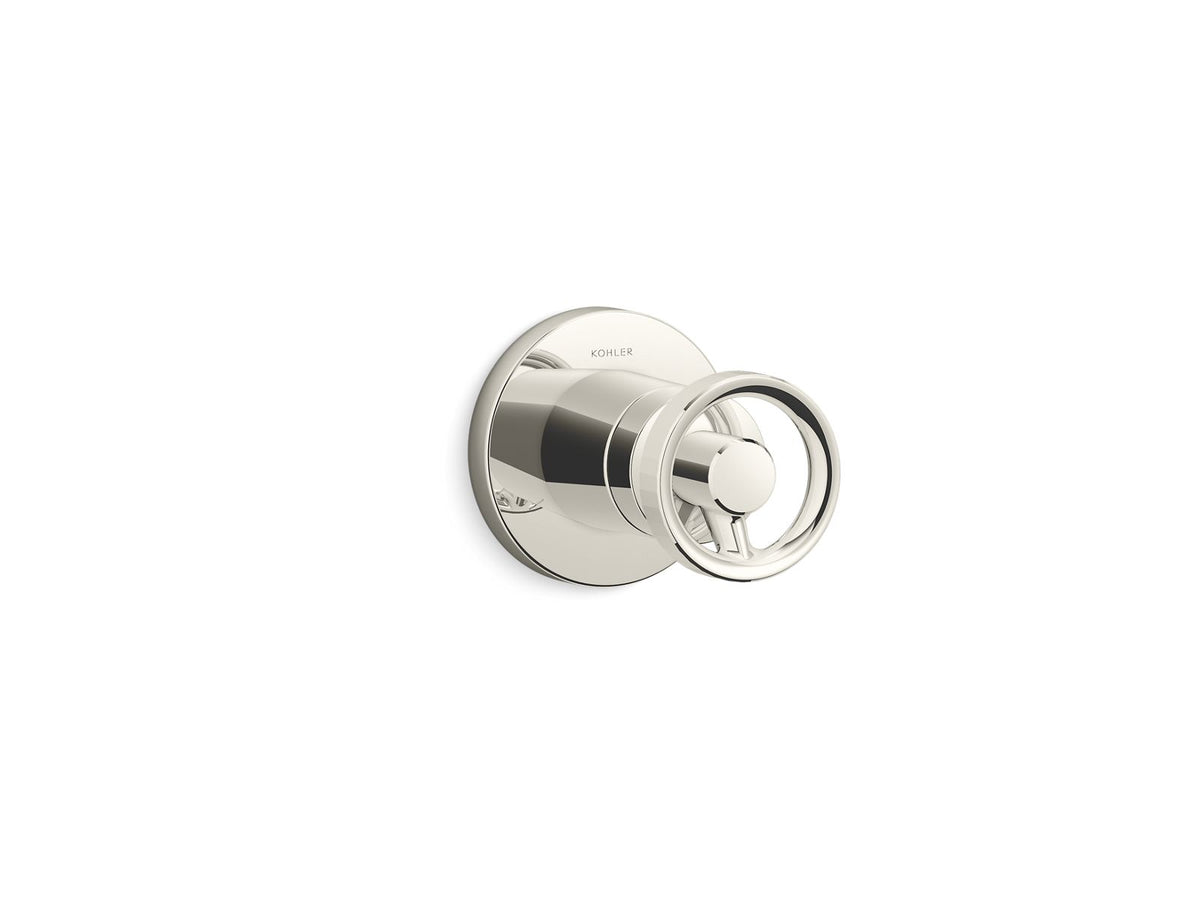 KOHLER K-T78026-9-SN Components Mastershower Transfer Valve Trim With Industrial Handle - Vibrant Polished Nickel