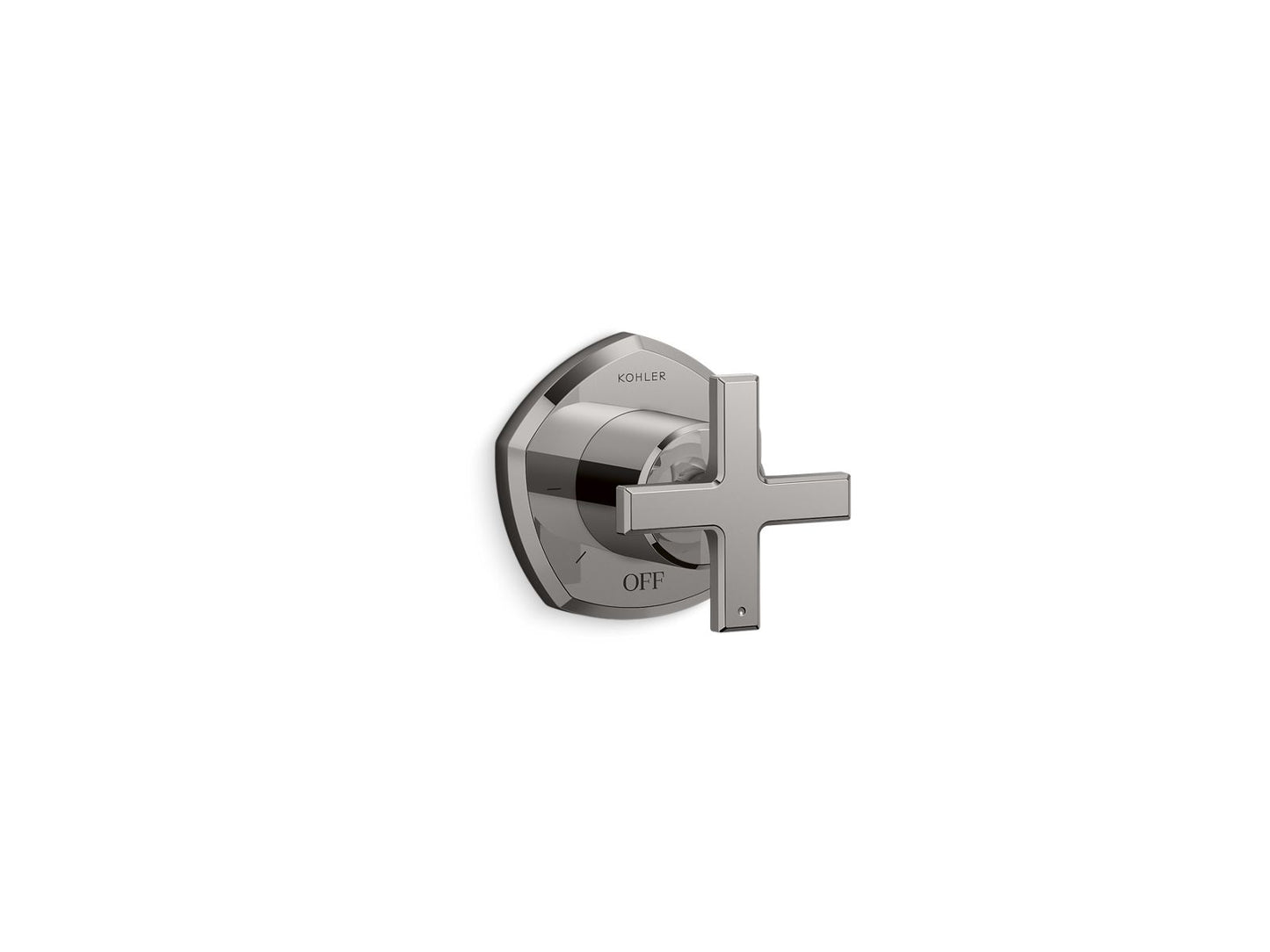 KOHLER K-T27041-3-TT Occasion Mastershower Volume Control Valve Trim With Cross Handle In Vibrant Titanium