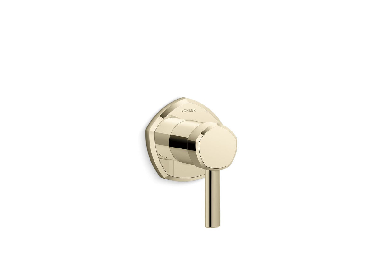 KOHLER K-T27042-4-AF Occasion Mastershower Transfer Valve Trim With Lever Handle - Vibrant French Gold