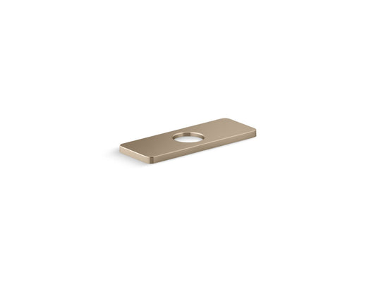 KOHLER K-23481-BV Parallel Escutcheon plate - Vibrant Brushed Bronze