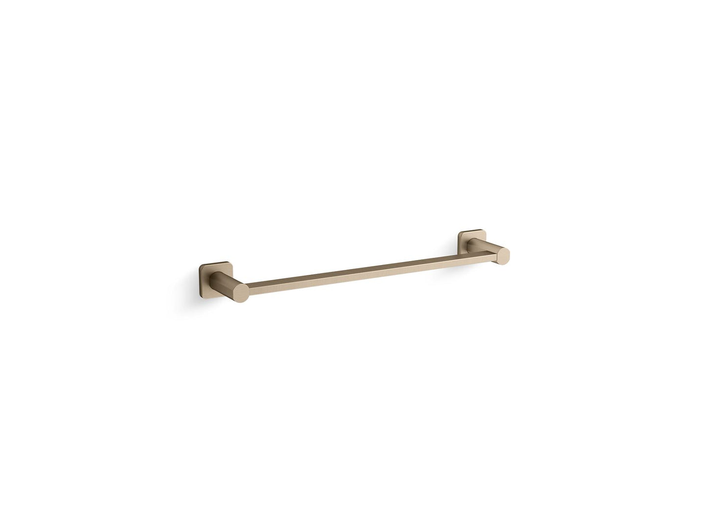 KOHLER K-23524-BV Parallel 18" Towel Bar In Vibrant Brushed Bronze