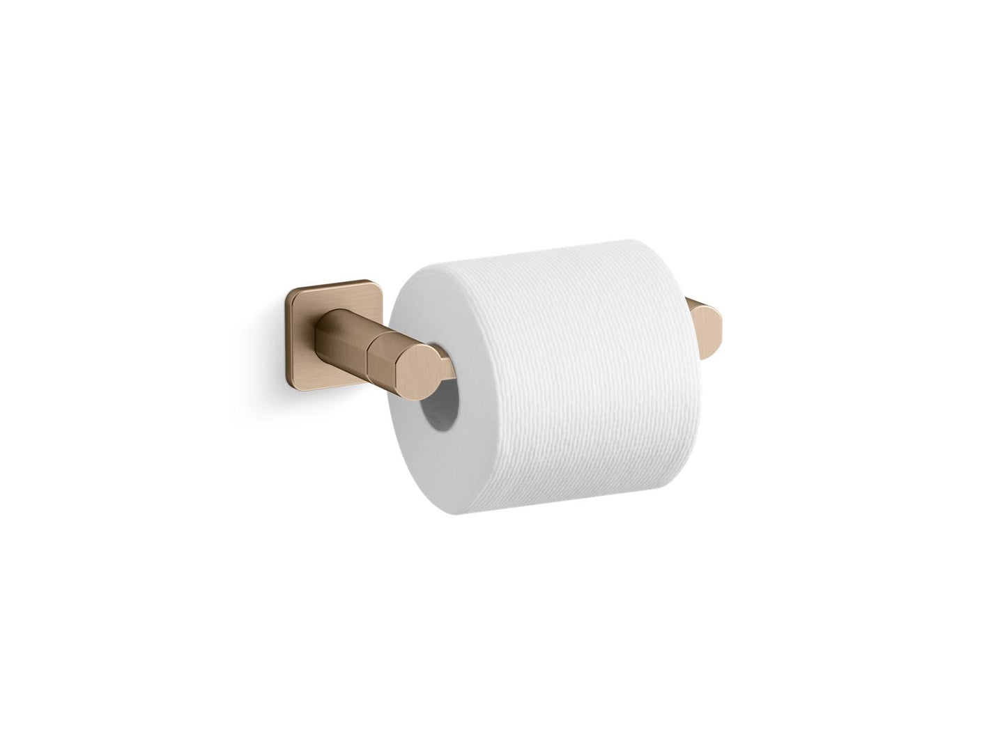 KOHLER K-23528-BV Parallel Pivoting Toilet Paper Holder In Vibrant Brushed Bronze